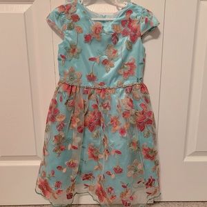 Rare Editions Girls Floral Dress